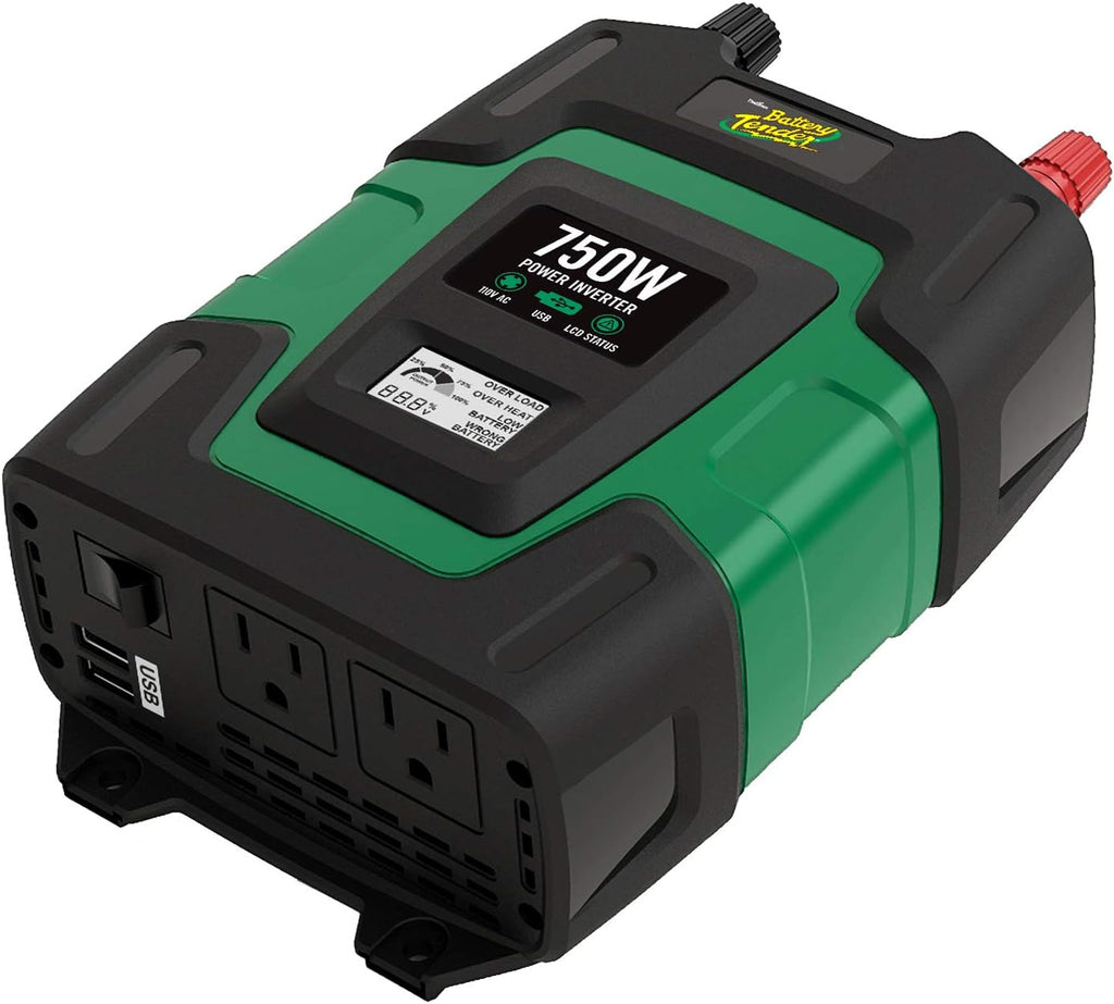 750 Watt 12 Volt to 115 Volt AC Power Inverter with 5 Volt Dual USB P9332