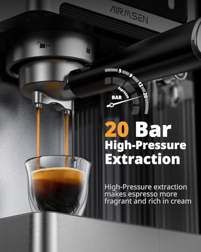 20 Bar Espresso Machine with Milk Frother and Dual Boiler B3571