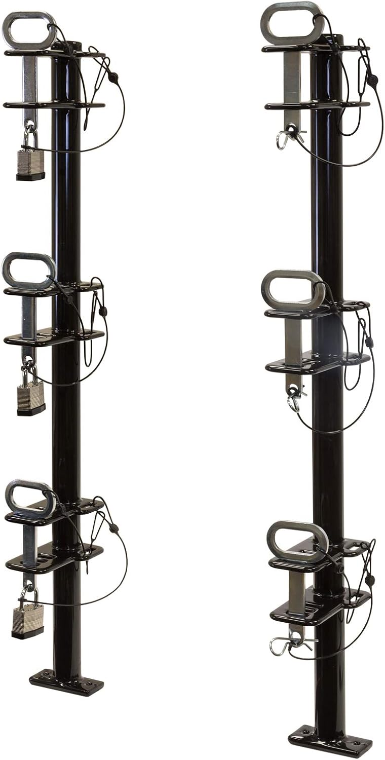 2 Channel Lockable Trimmer Rack, Black X59110