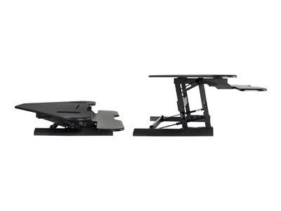 Black Corner Standing Desk Converter A232268