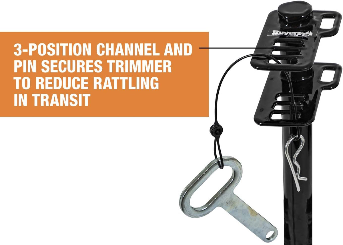 2 Channel Lockable Trimmer Rack, Black X59110