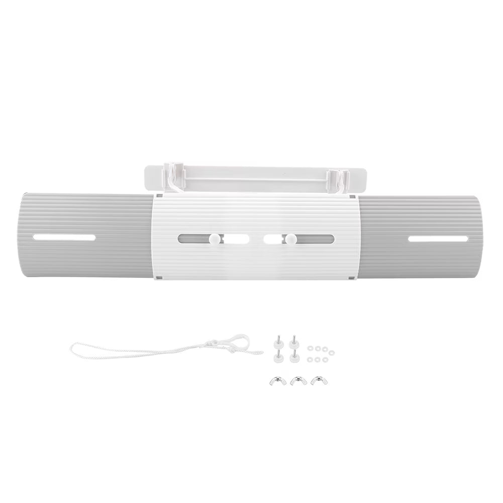 Air Conditioning Vent Deflector Retractable Shield Gray X169