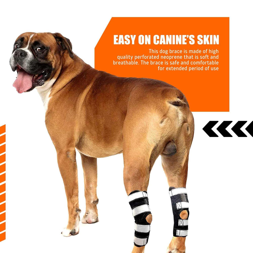 3-in-1 Dog Rear Leg Support Splint Braces I35843