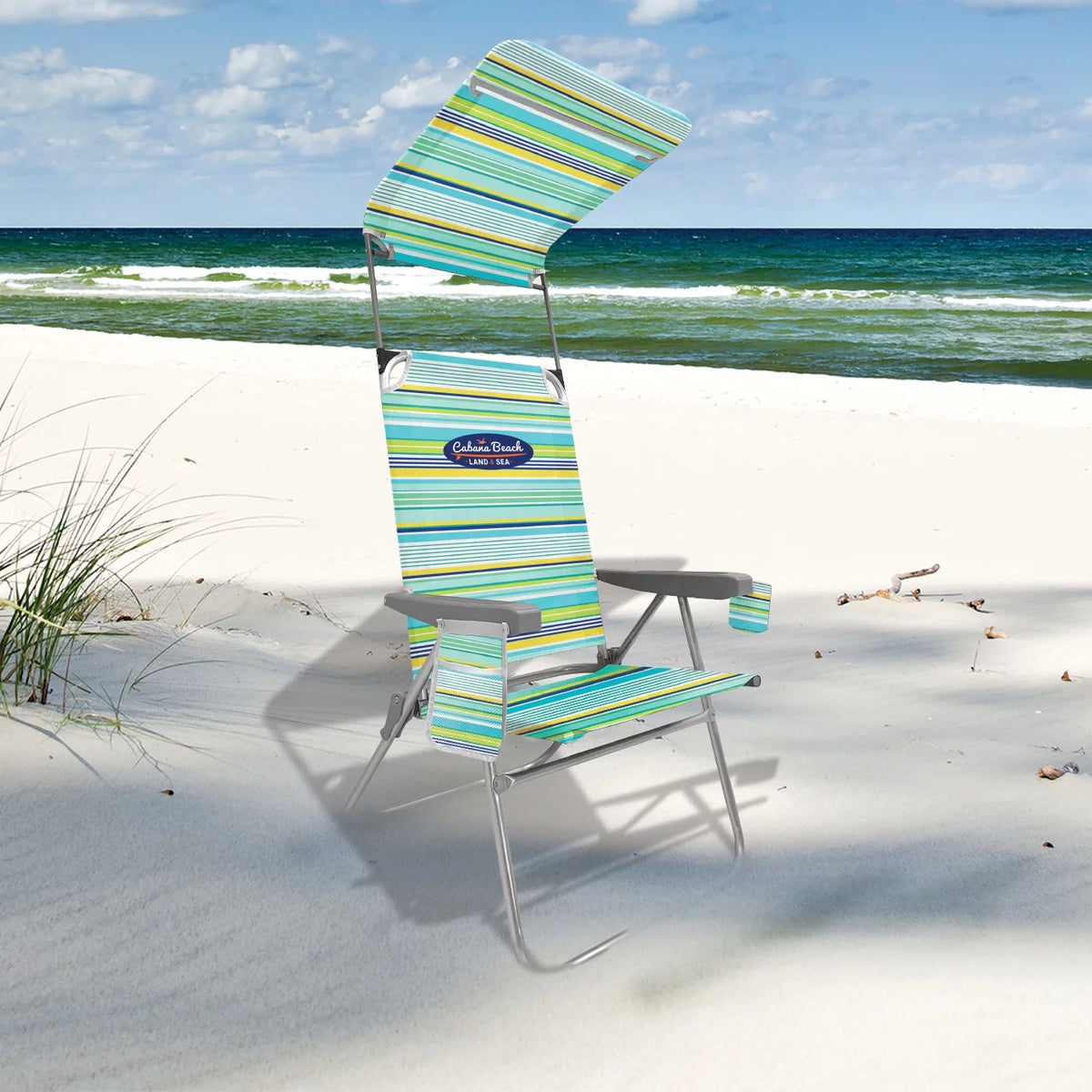 High Back Beach Chair with Canopy H72607