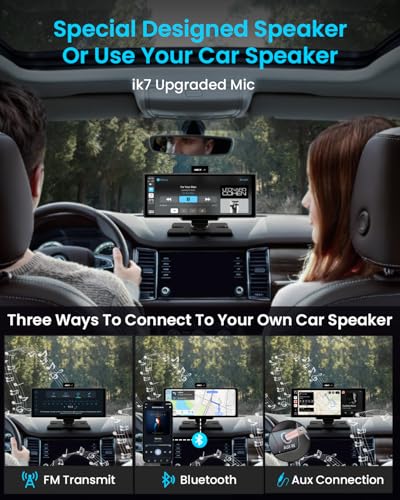 10'' Portable Apple Carplay Car Stereo Touch Screen Z859