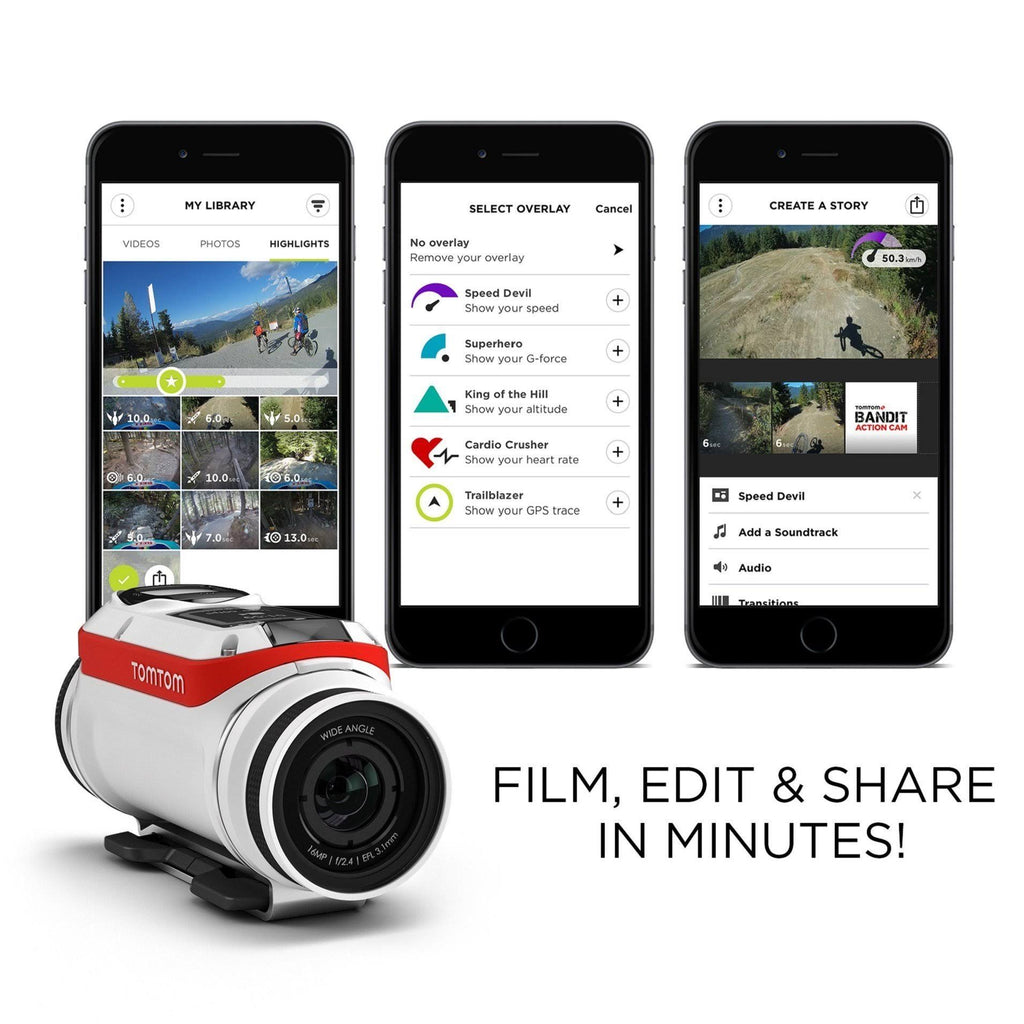 Bandit Action Camera Premium Pack M198023