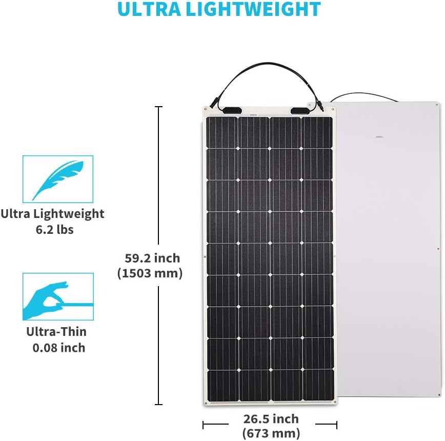 100 Watt 12 Volt Monocrystalline Flexible Solar Panel G86127