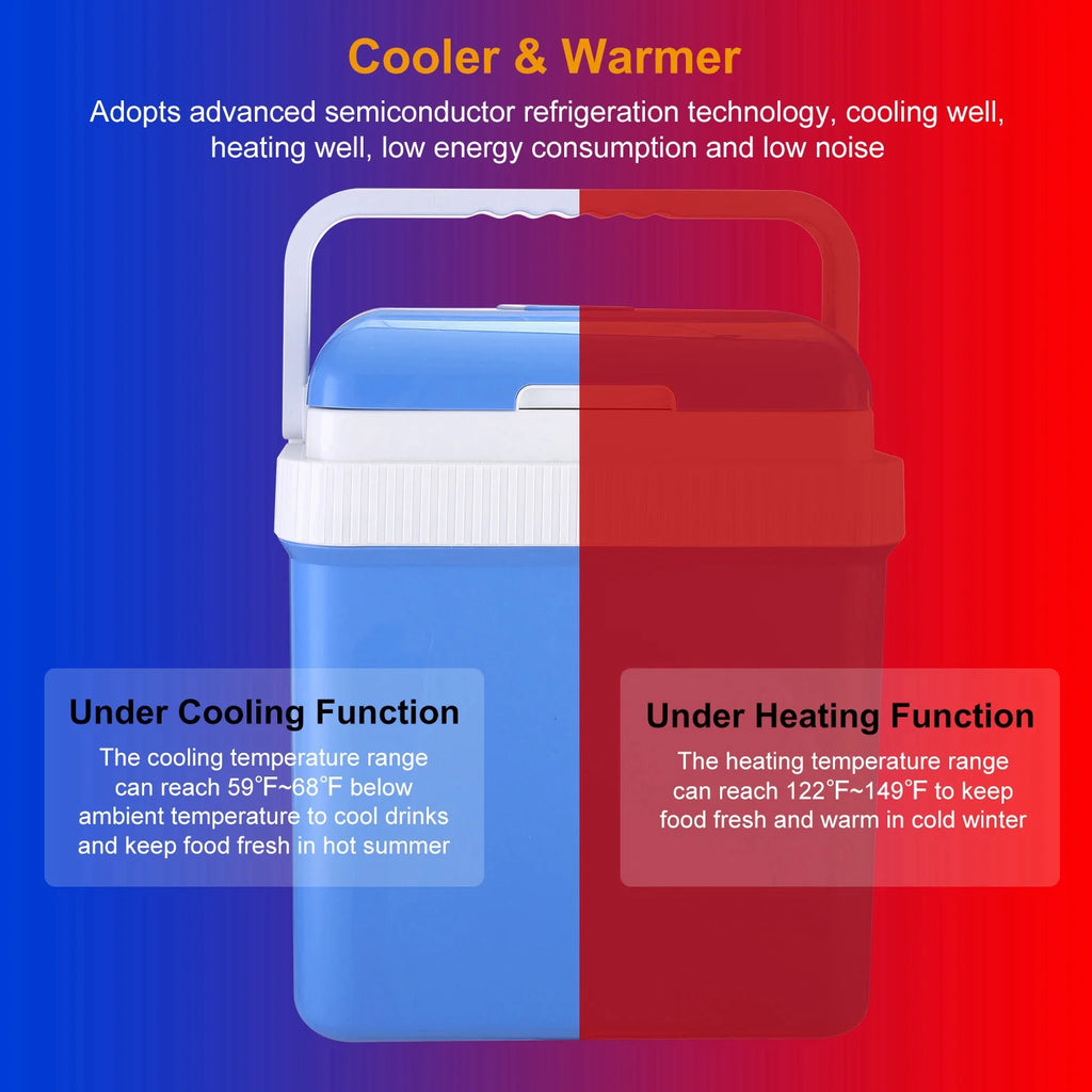 24L Portable Car Cooler 12V Refrigerator O556