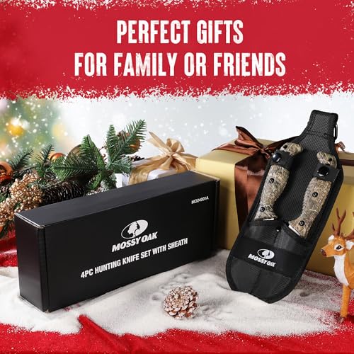 4 Pcs Hunting Knife Set with Portable Sheath N699