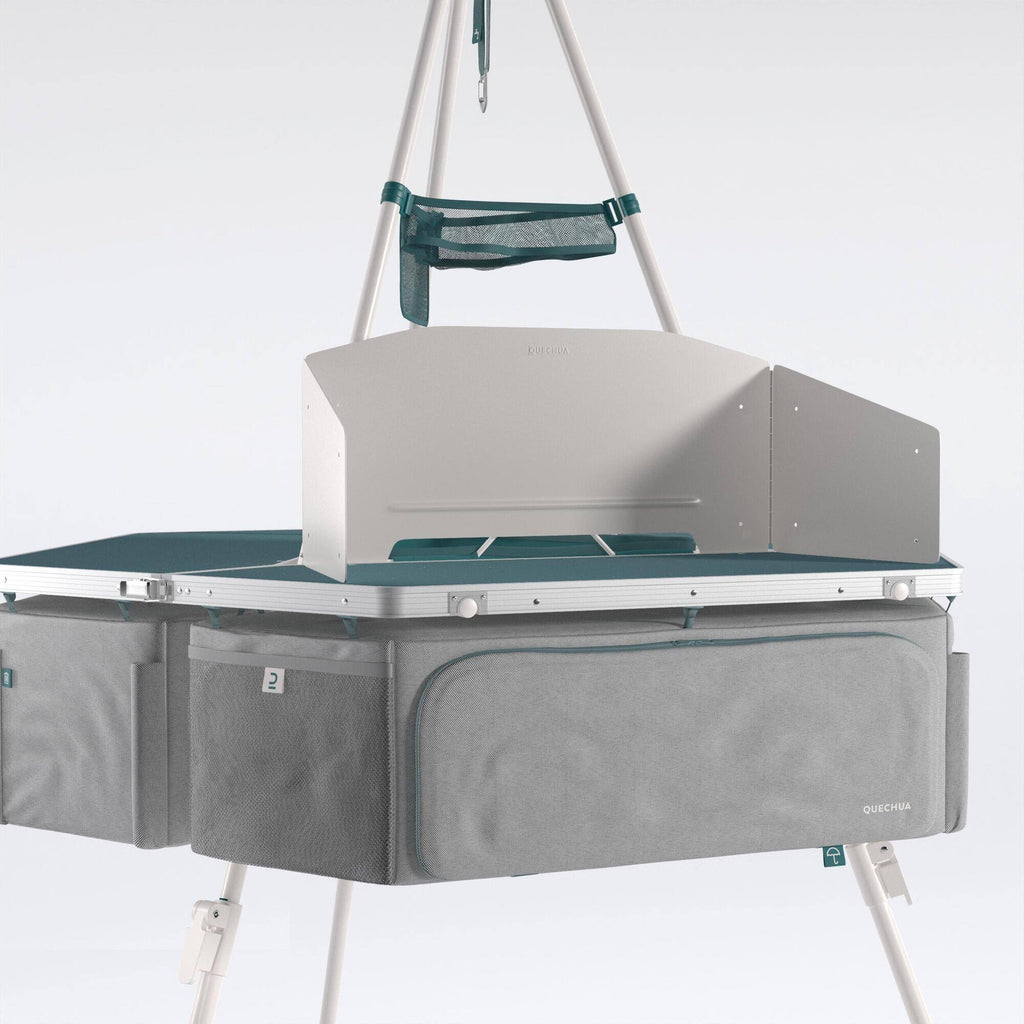 Camping Kitchen Unit in Green A78435