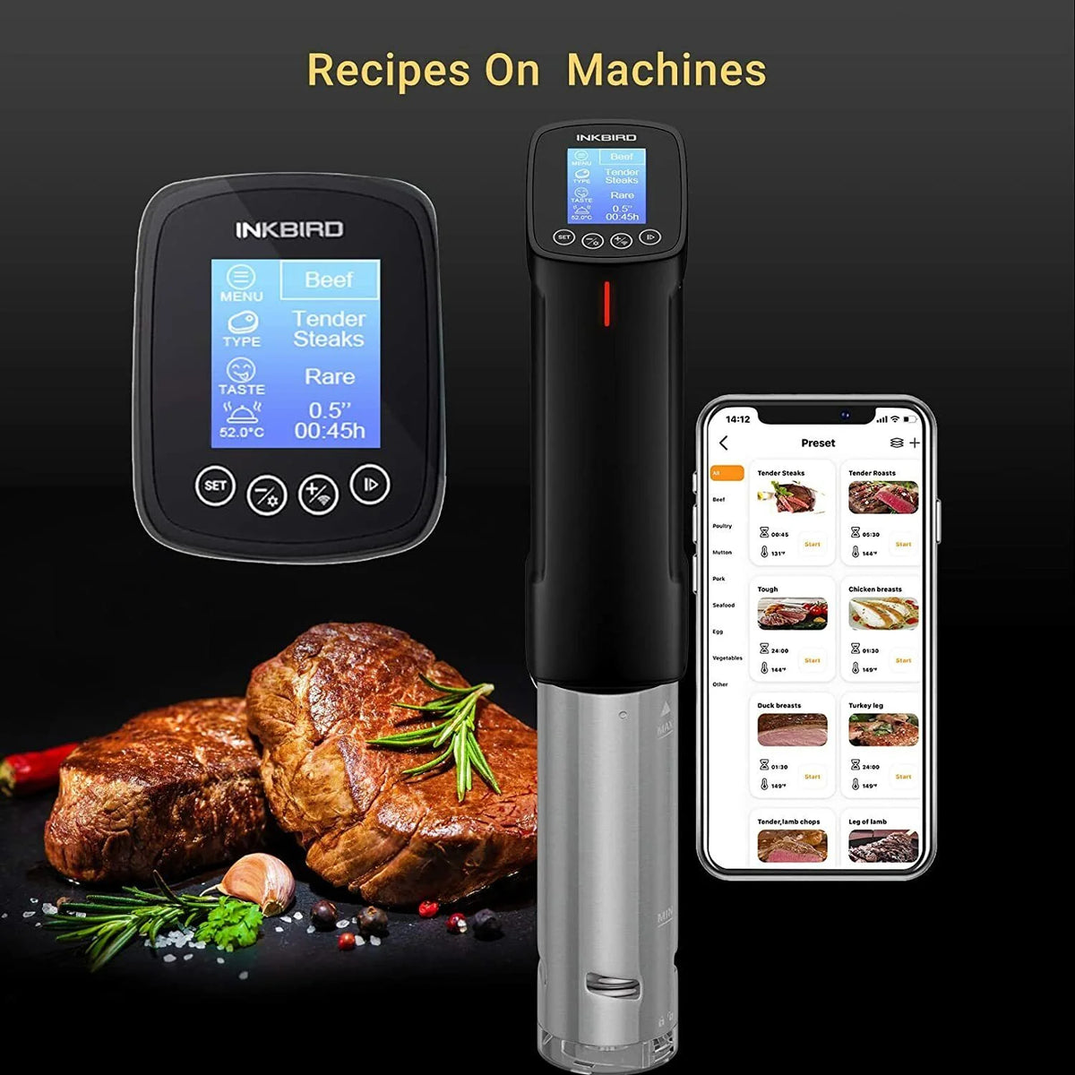 Sous Vide Machine WiFi Immersion Circulator with Storage Bag I974471