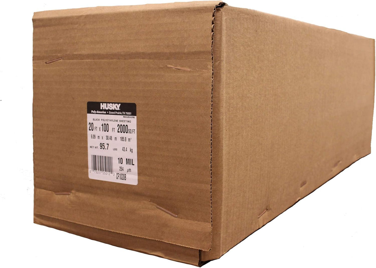 Black Plastic Sheeting 10 Mil Polyethylene Q1015