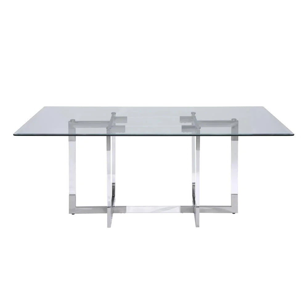 Glass Top Dining Table U8435