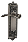 Antique Pewter Swan Passage Door Lever Set I550674