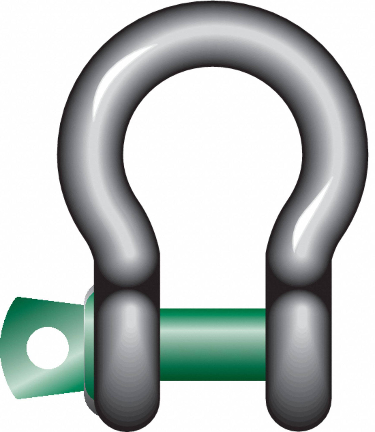 Carbon Steel Screw Pin Bow Shackle N349