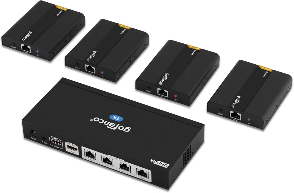 1x2 HDMI Extender Splitter Full HD 1080p Over Ethernet Cable with HDMI Loopout Z521