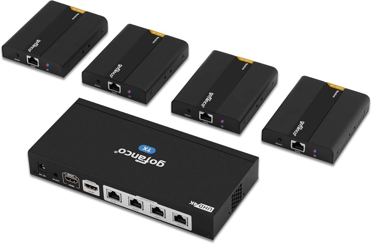 1x2 HDMI Extender Splitter Full HD 1080p Over Ethernet Cable with HDMI Loopout Z521