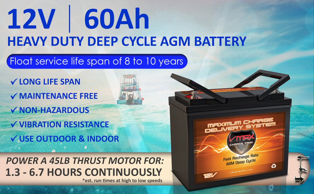 12V 60Ah AGM Deep Cycle Battery M953878