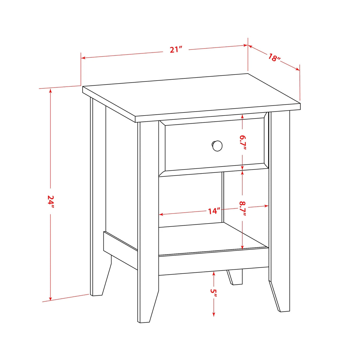 3-piece Wood Queen Bedroom Set P732