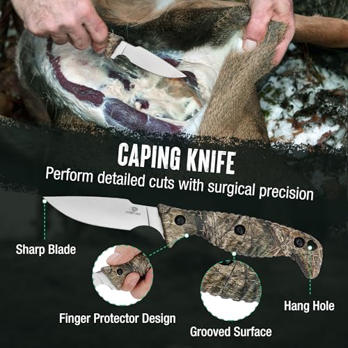 4 Pcs Hunting Knife Set with Portable Sheath N699