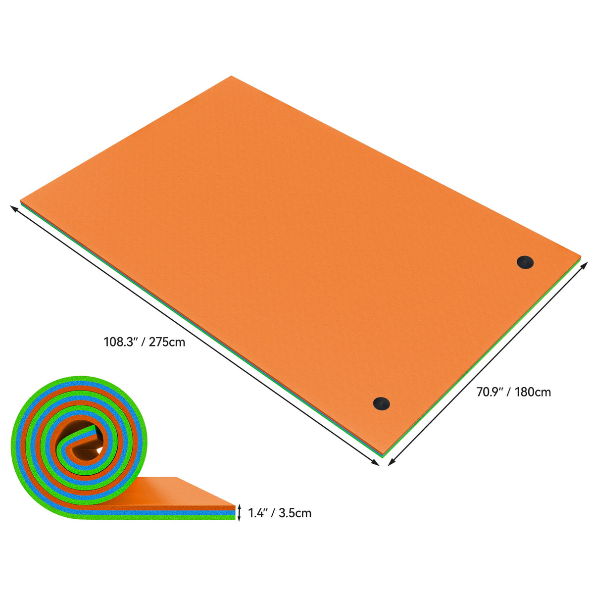 Lily Pad Floating Mat XPE Inflatable Rafts J586