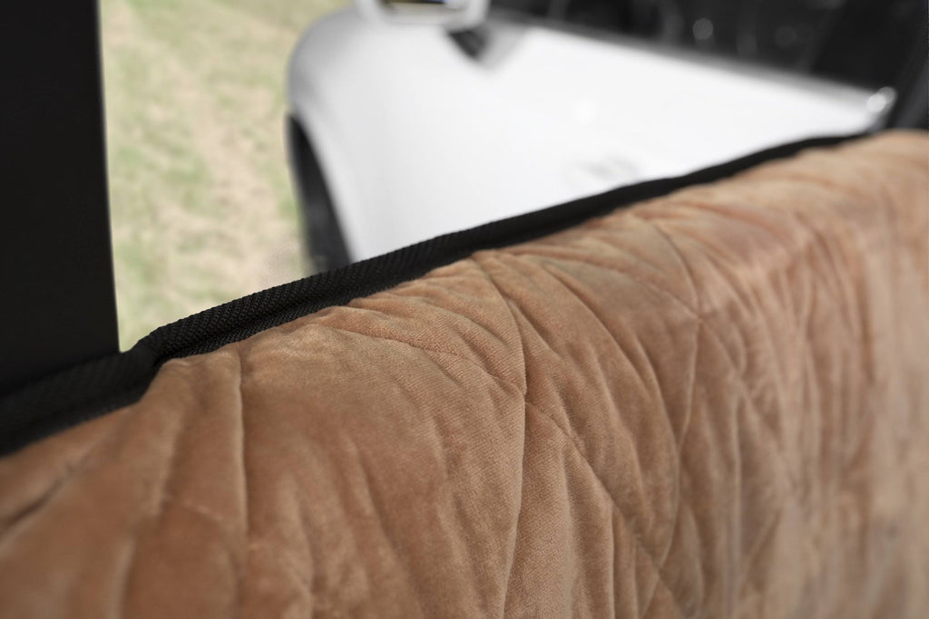 Quilted Velvet Waterproof Car Door Cover, Standard, Desert Sand S466209