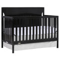 Black 5 in 1 Convertible Crib E2158