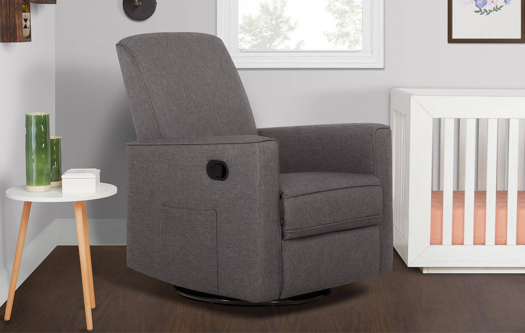 Rustic Grey Glider Recliner and Rocker J356