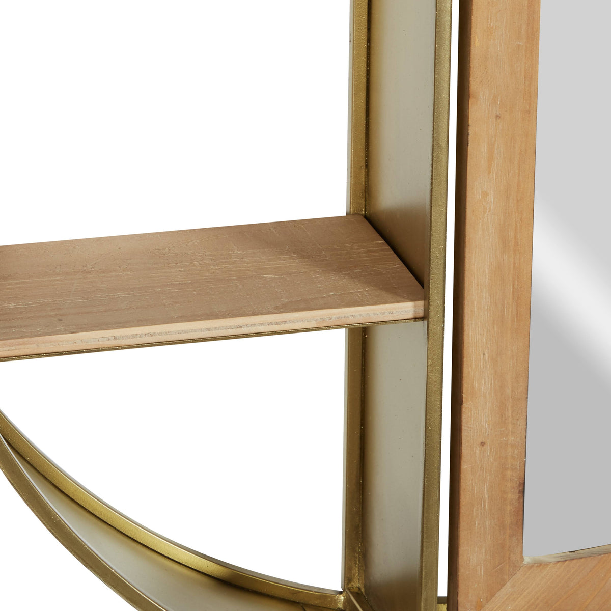 Gold Metal Wall Shelf R1524