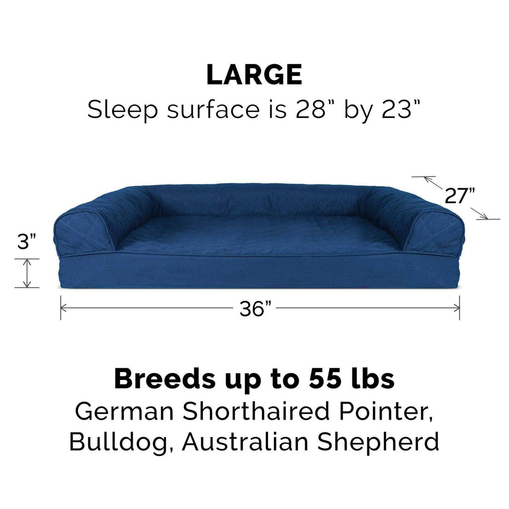 Quilted Sofa Dog Bed J386