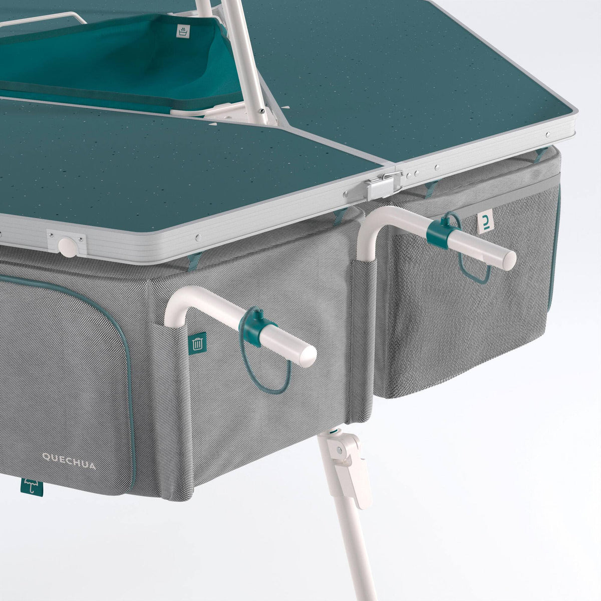Camping Kitchen Unit in Green A78435