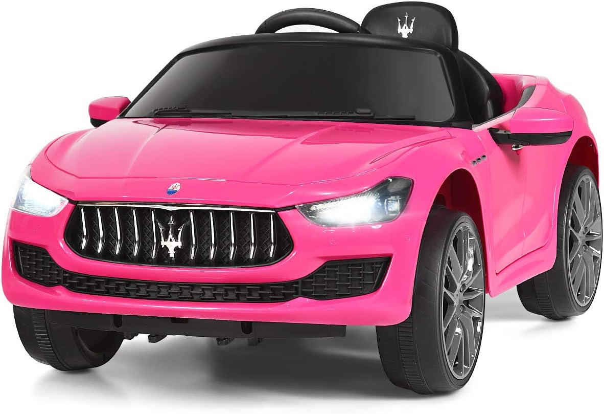 12V Licensed Battery Powered Ride on Car with Remote Control (Pink) N8351