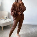 Chunky Knit Sweater and Pants Set K1110