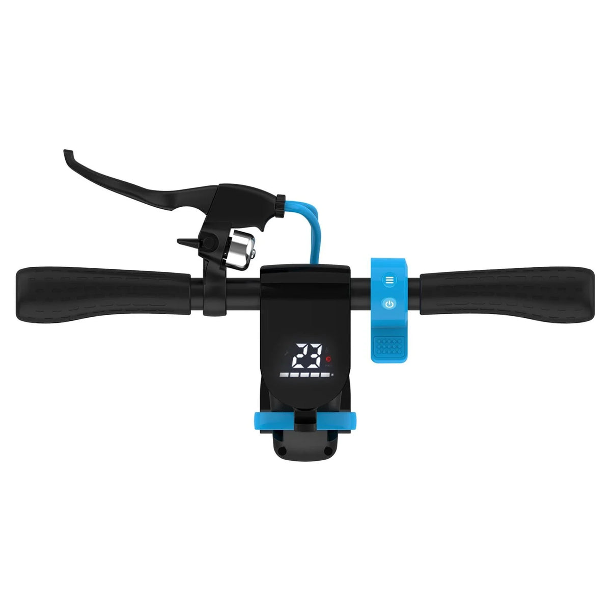Electric Scooter with LED Headlights, 15 MPH Max Speed, 220 lbs Max Weight, Black R744