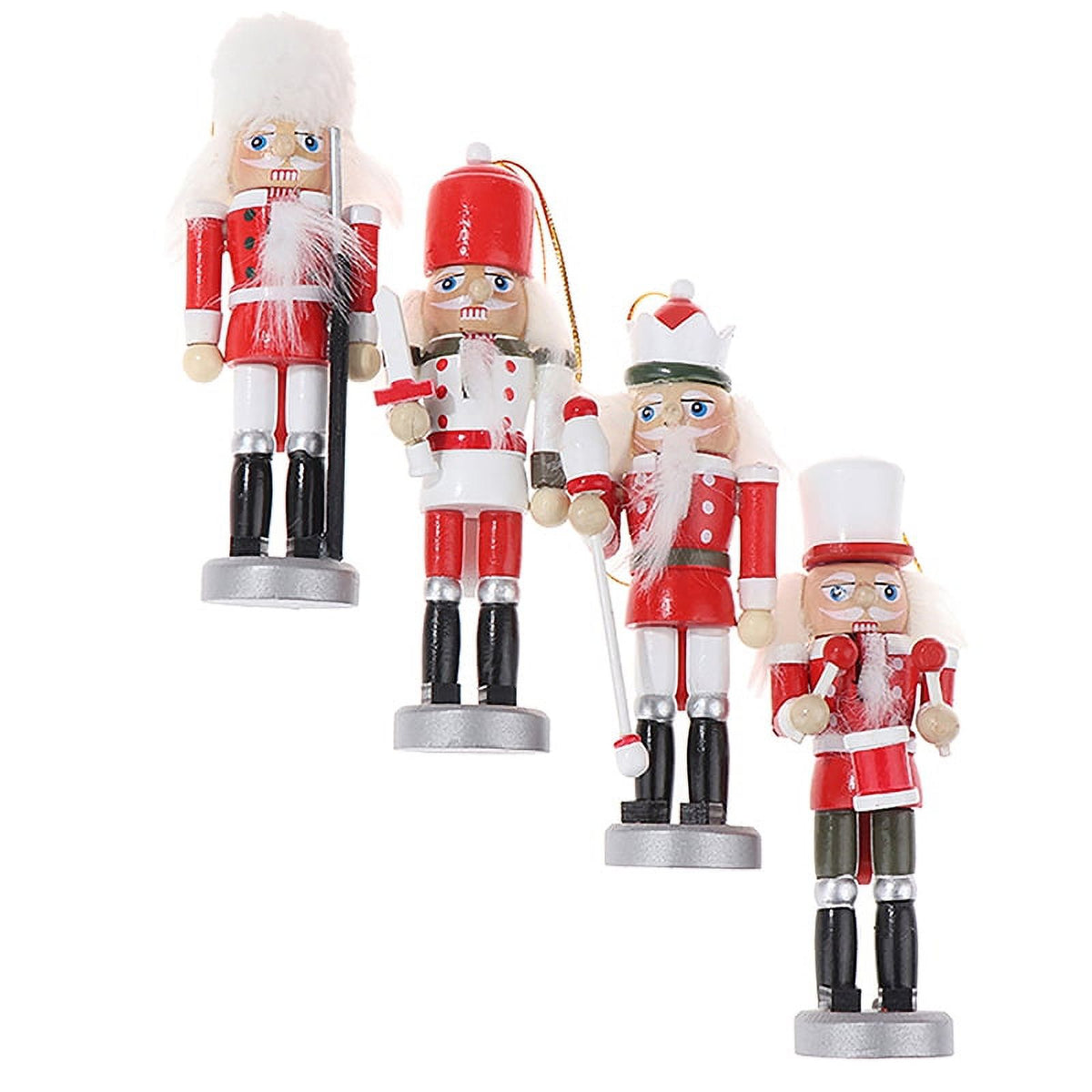 1Pc 12CM Nutcracker Puppet Soldier Xmas Tree Pendant Z433590
