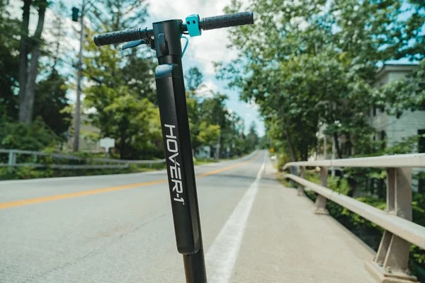 Electric Scooter with LED Headlights, 15 MPH Max Speed, 220 lbs Max Weight, Black R744