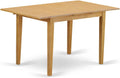 Solid Wood Rectangle Dining Table with Leaf D549743