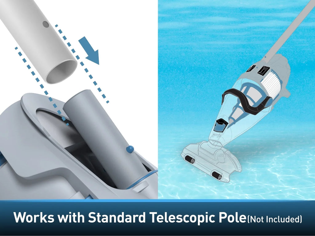 Rechargeable Pool Vacuum with Fine Filtration F607
