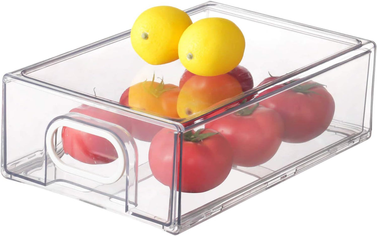 White 6 Pack Refrigerator Organizer Bins O1505