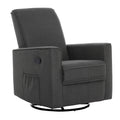Rustic Grey Glider Recliner and Rocker J356