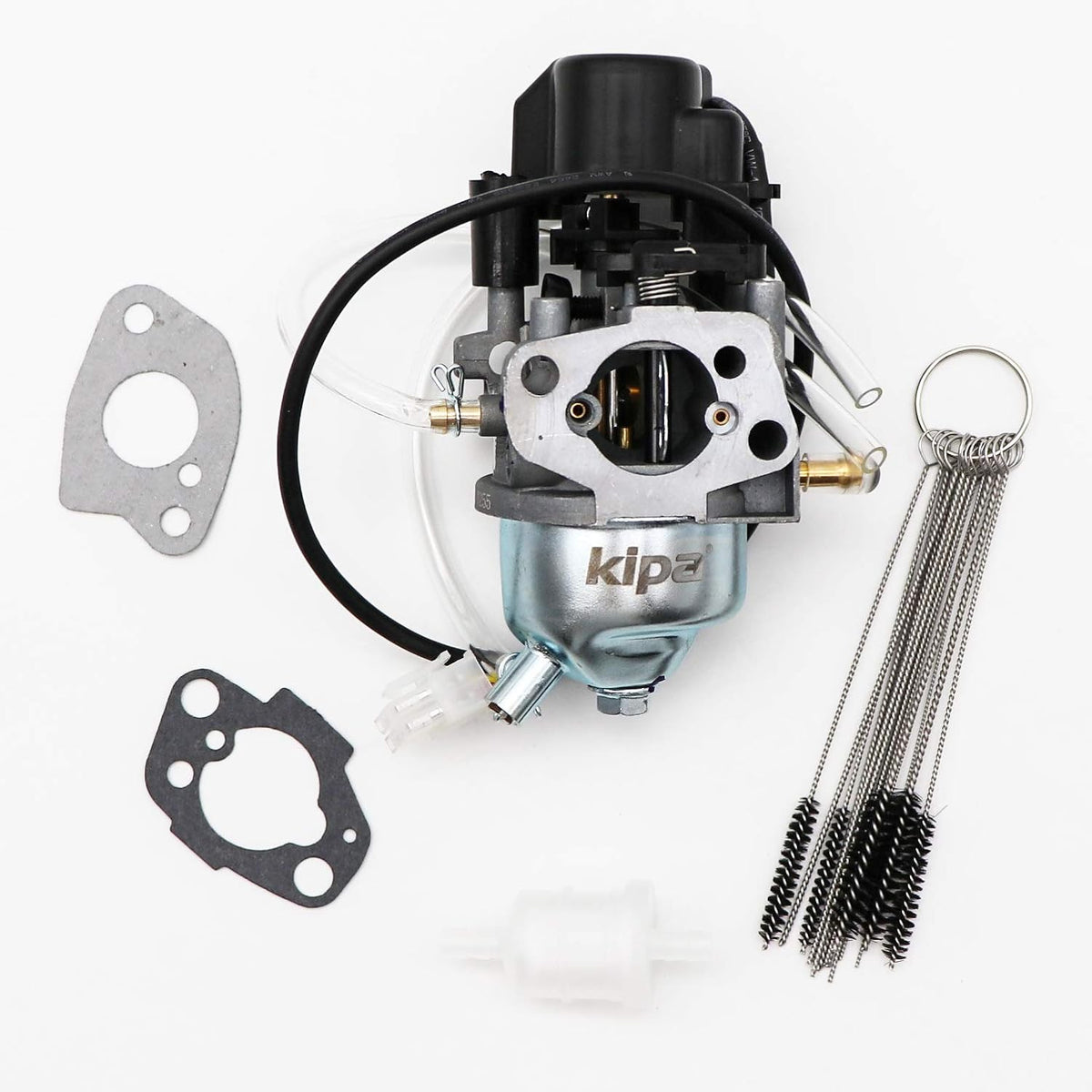 Carburetor with Mounting Gasket & Carbon Dirt Jet Cleaner Tool Kit Pack of 2 X261760