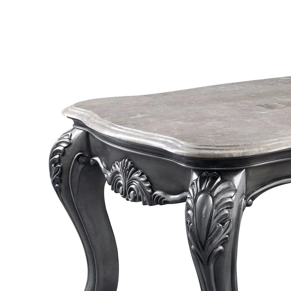Gray Marble Top Coffee Table I144