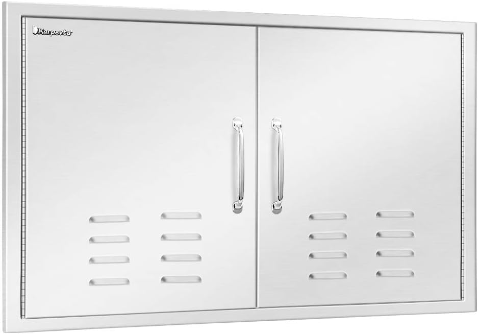 Stainless Steel Double Access Door for Outdoor Kitchen W755