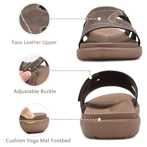 Lightweight Slip On Thick Cushion Sandals I667381