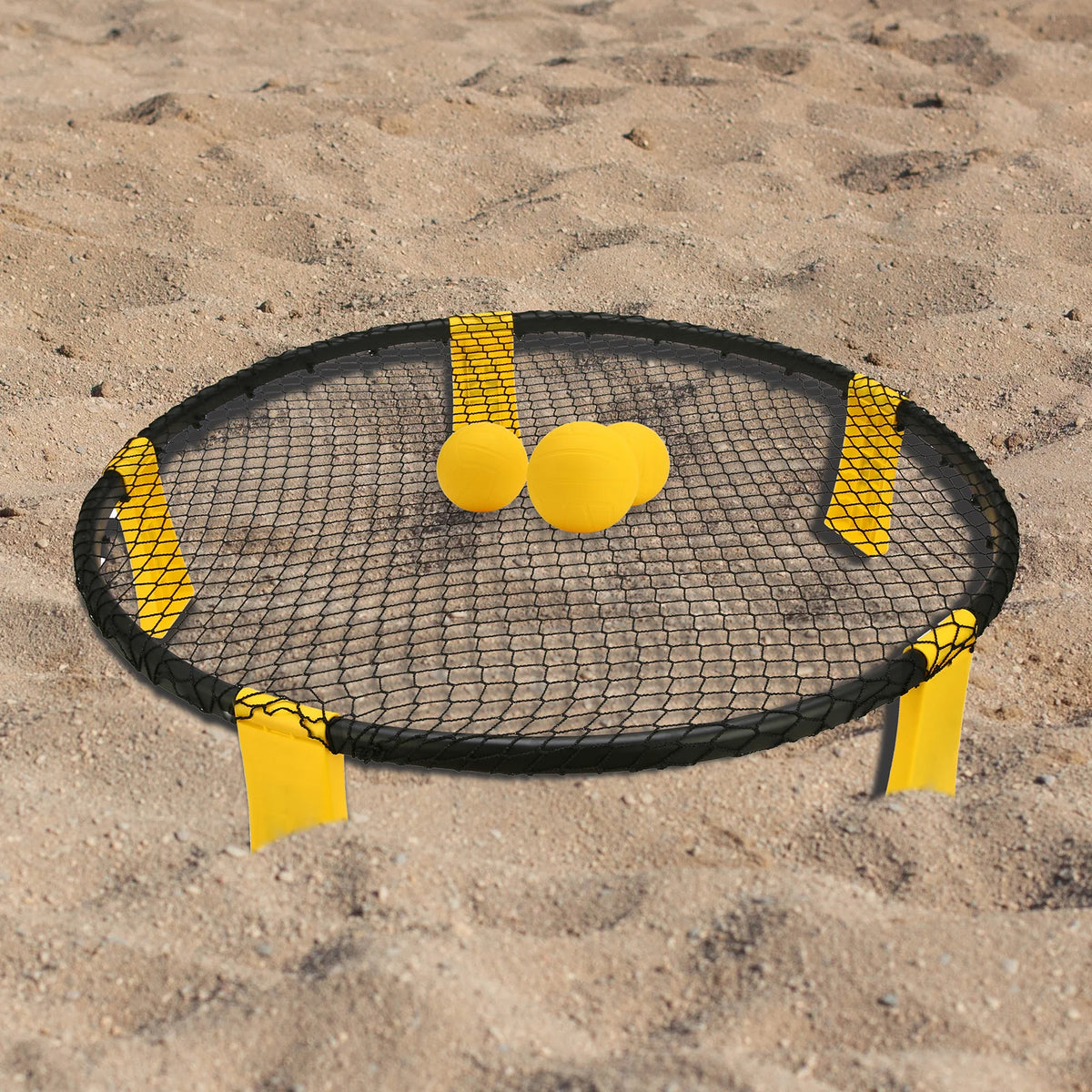 Roundnet Set with 3 Balls, Net, Pump, Carry Bag S424636