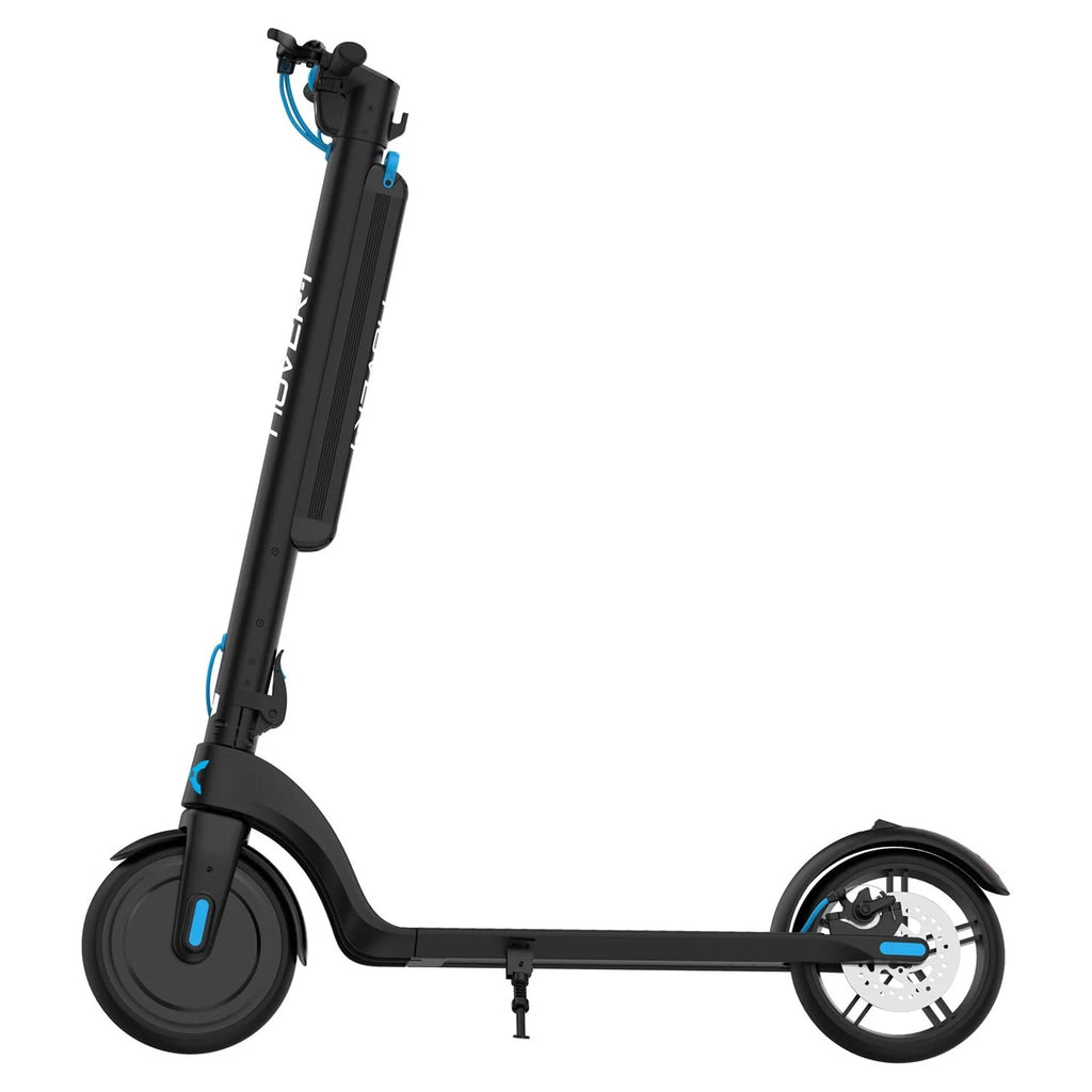 Electric Scooter with LED Headlights, 15 MPH Max Speed, 220 lbs Max Weight, Black R744