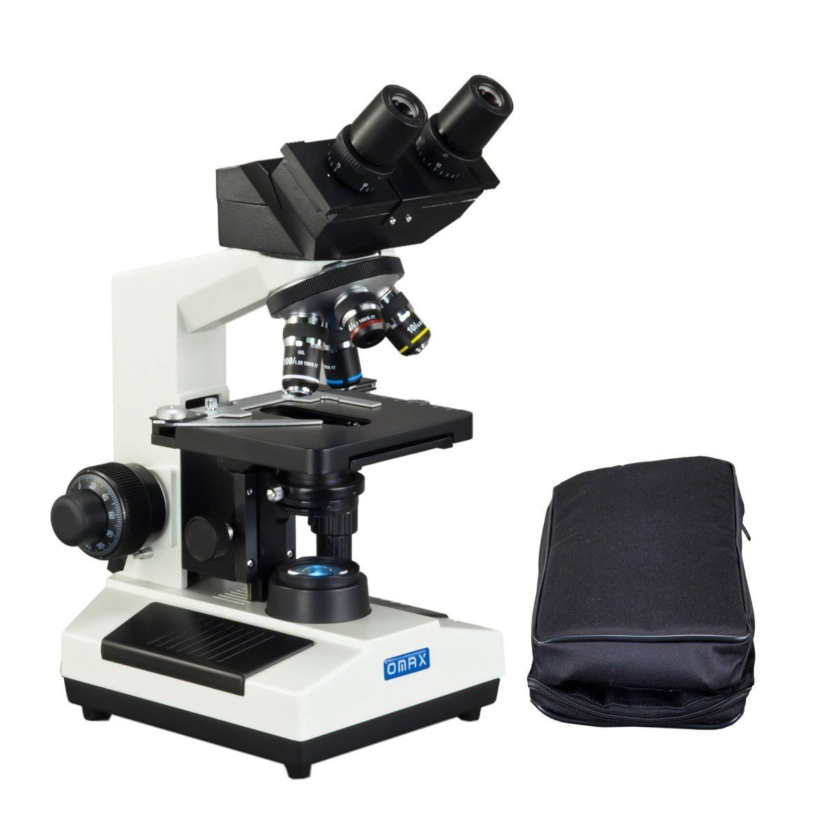 40X-2000X Built-in 3.0MP Digital Camera Compound LED Binocular Microscope with Vinyl Carrying Case A51945