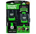 2in x 10ft Retractable Ratchet Straps, 2 Pack P535