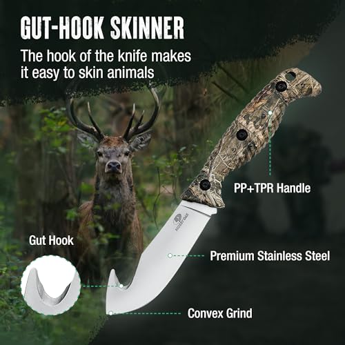 4 Pcs Hunting Knife Set with Portable Sheath N699