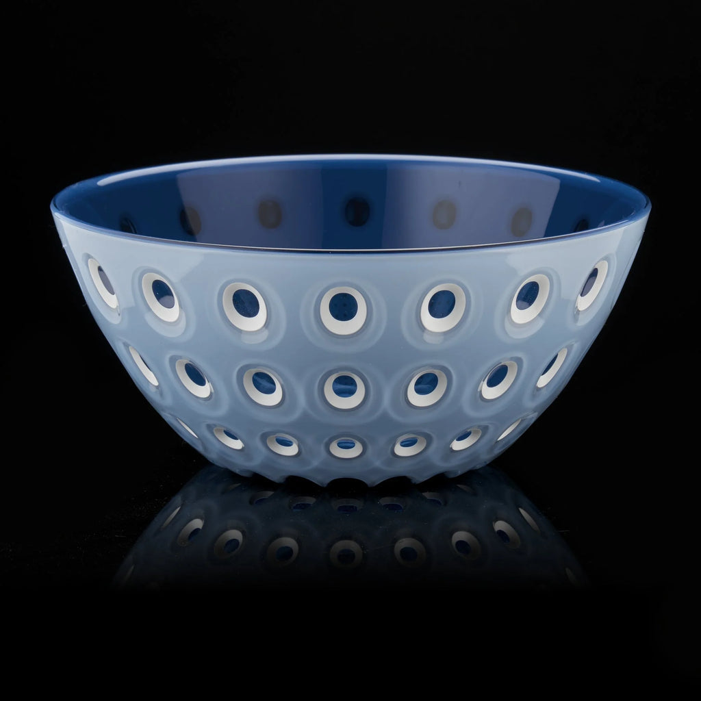 Bowl 25cm Red/White/Transparent L66132